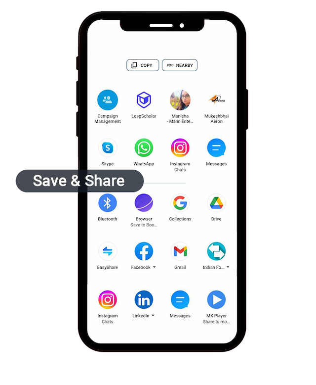 Step 8 : Now just click on download button to share created Image to Video via whatsapp, social media or any other available platforms