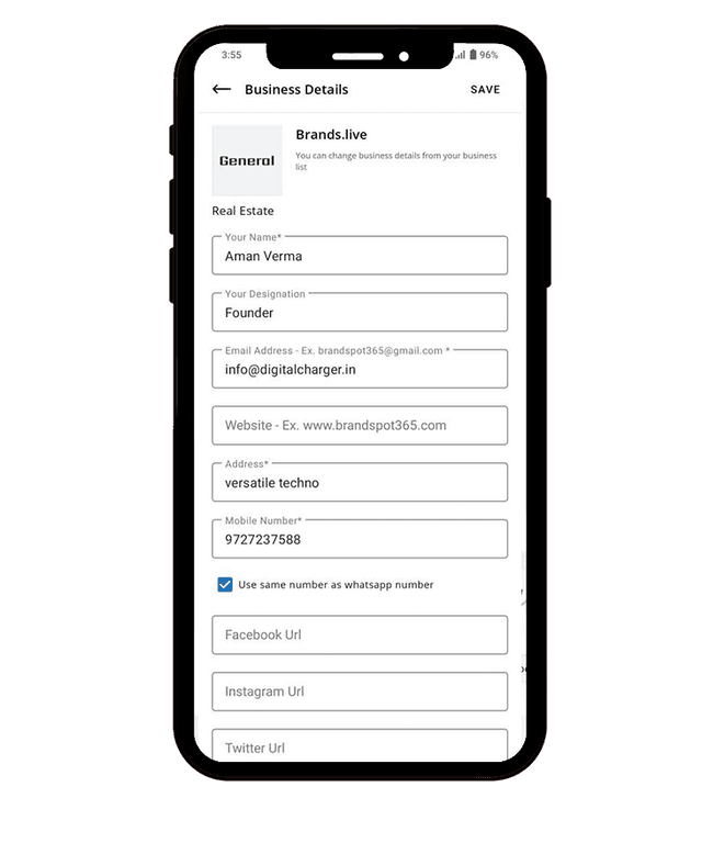 Step 1: Add Your Business Details 