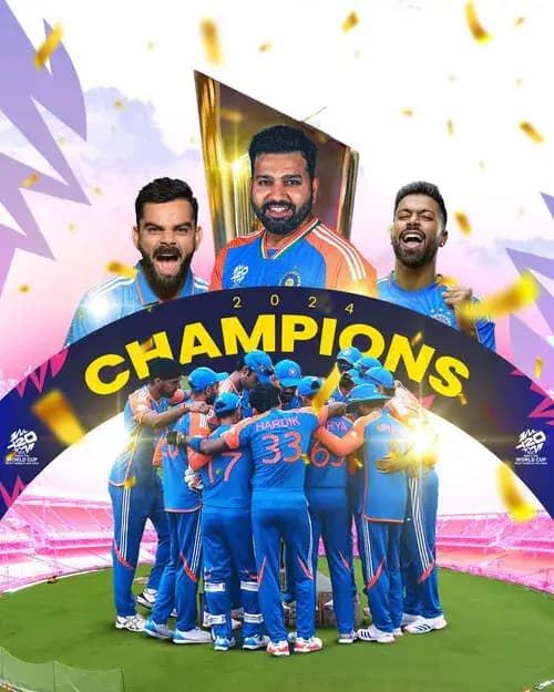 T20 World Cup 2024 Marketing Posters