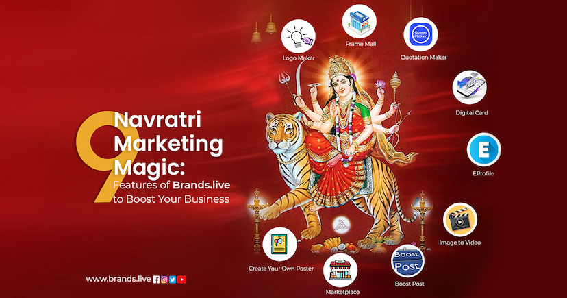 Navratri Marketing Magic: 9 Features of Brands.live to Boost Your Business