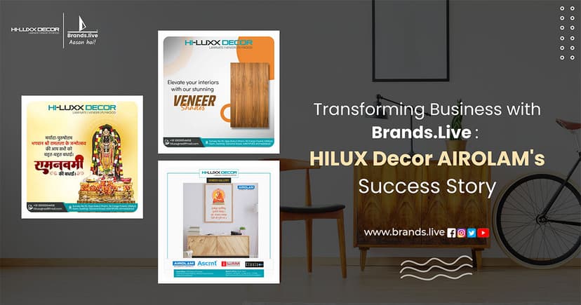 Transforming Business with Brands.Live: HILUX Decor AIROLAM’s Success Story
