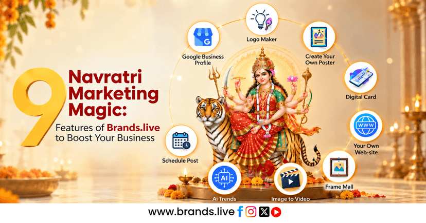 Navratri Marketing Magic: 9 Features of Brands.live to Boost Your Business