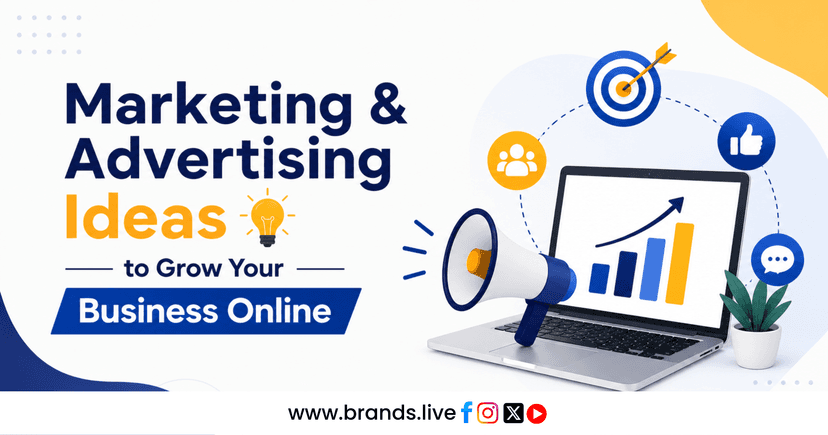Marketing &amp; Advertising Ideas to Grow Your Business Online