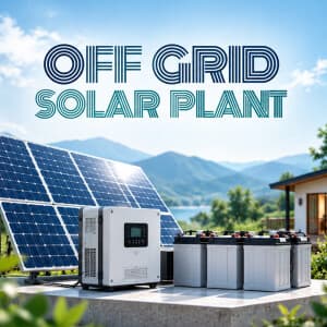 Off Grid Solar Plant templates