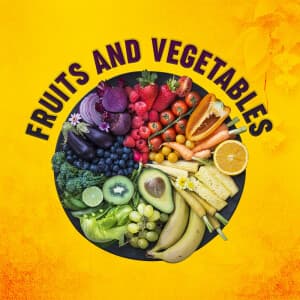 Fruits and vegetables