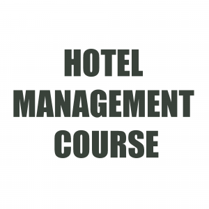 Hotel Management Course