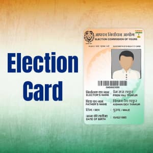 Election Card templates