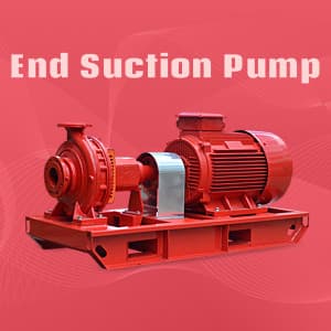 End suction pump