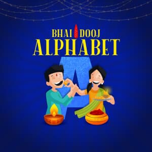 Bhai Dooj Alphabet