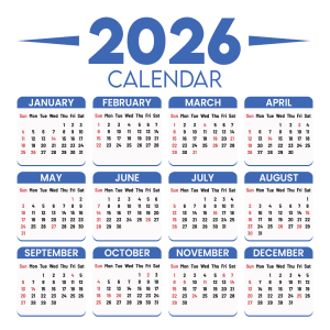 Calendar 2026