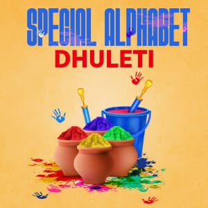 Special Alphabet - Dhuleti templates