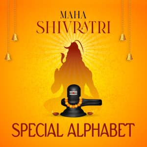 Special Alphabet - Maha Shivaratri templates