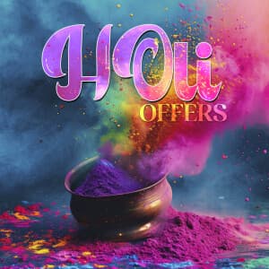 Holi Offers templates