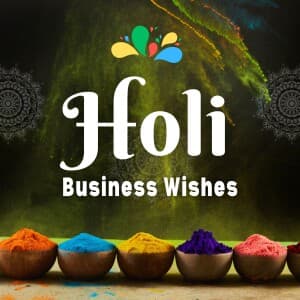 Holi My Business Wishes templates