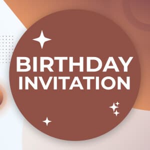 Birthday Invitation templates