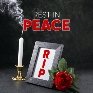 Rest in Peace ( RIP ) A4 templates