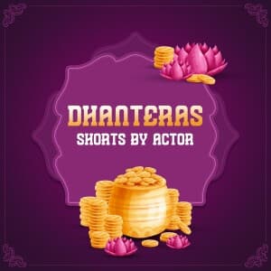 Dhanteras Shorts by Model templates