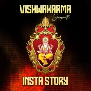 Vishwakarma Jayanti insta story templates