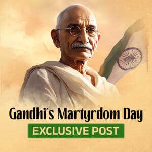 Gandhi’s Martyrdom Day - Exclusive Post