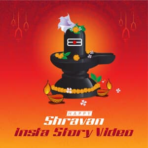 Happy Shravan Insta Story Video templates