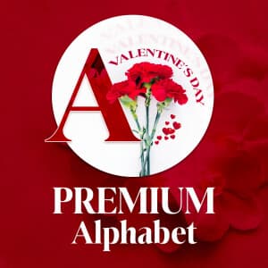 Valentine's Day Premium Alphabet