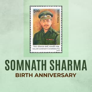 Somnath Sharma Birth Anniversary