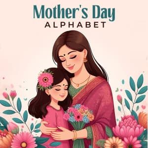Alphabet - Mother's Day templates