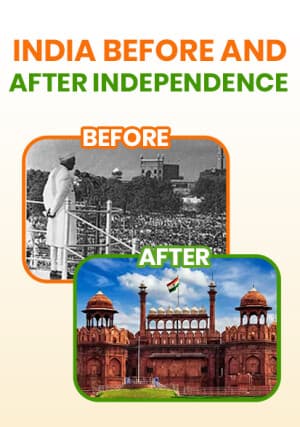India Before and After Independence templates