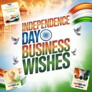 Independence Day Business Wishes templates