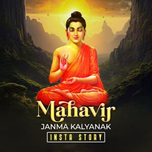 Insta story - Mahavir Janma Kalyanak templates