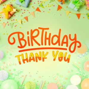 ThankYou - Birthday templates