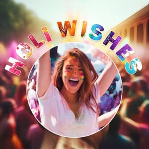 Holi Wishes templates