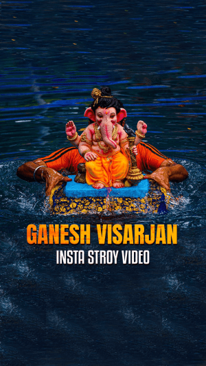 Ganesh Visarjan Insta Story Video templates