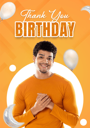 Thank You - Birthday templates