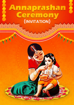 Annaprashan Ceremony(Invitation) templates