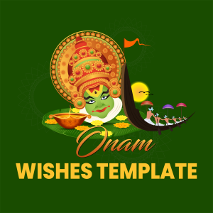 Onam Wishes Template