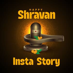 Shravan Maas  Insta Story templates