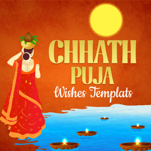 Chhath Puja Wishes template templates
