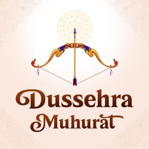 Dussehra Muhurat templates