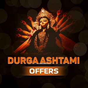 Durga Ashtami Offers templates