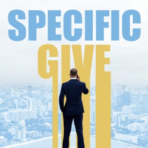 Specific Give