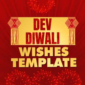 Dev Diwali Wishes Template templates