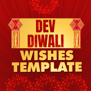 Dev Diwali Wishes Template