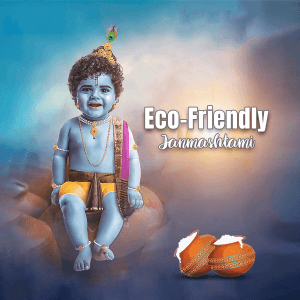 Eco-Friendly Janmashtami templates