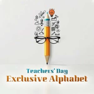 Teachers' Day Exclusive Alphabet templates