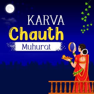 Karva Chauth muhurat