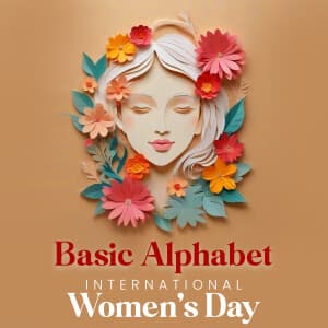 Basic Alphabet - International Women's Day