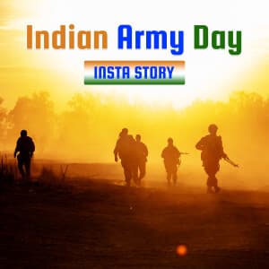 Indian Army Day Insta Story