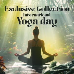 Exclusive Collection - International Yoga day templates