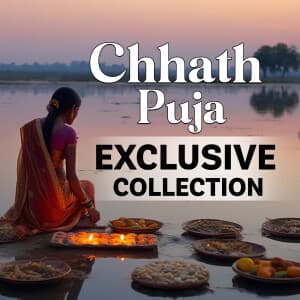 Exclusive Collection of Chhath Puja templates